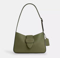 NWT Coach Eliza Leather Shoulder bag With Leather Covered Closure