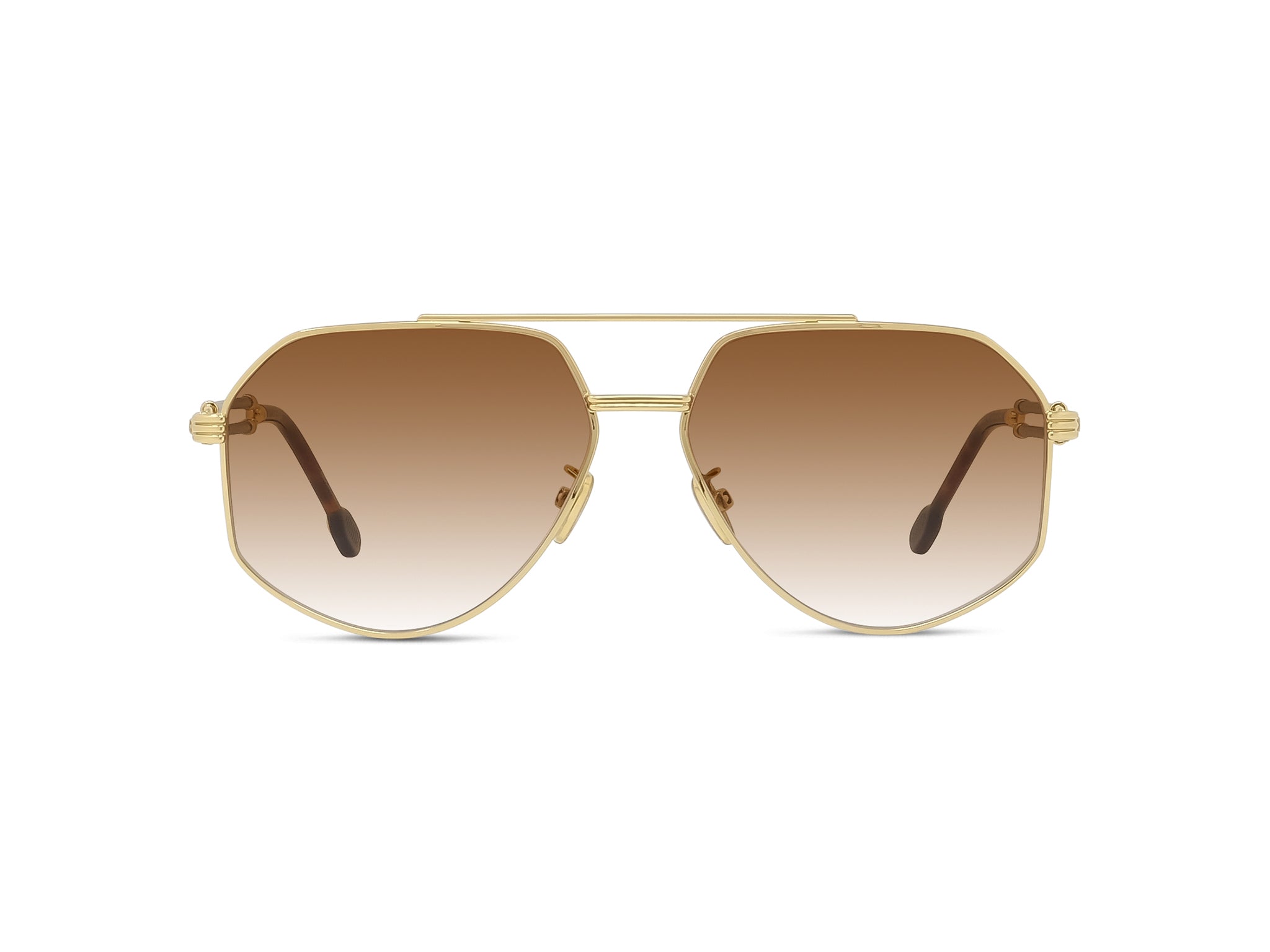 Pilot Shiny Gold Metal Sunglasses