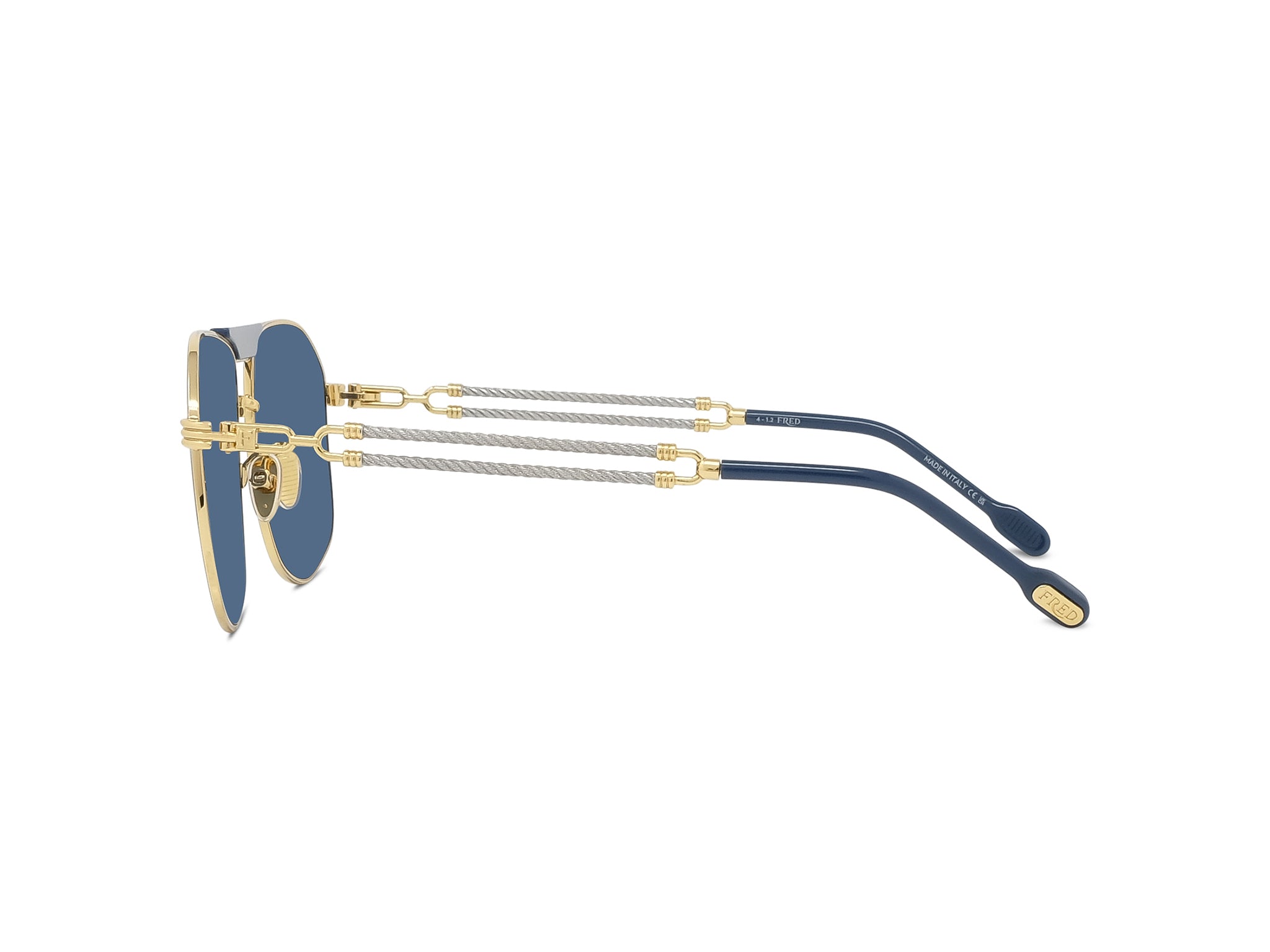 Gold Aviator Sunglasses