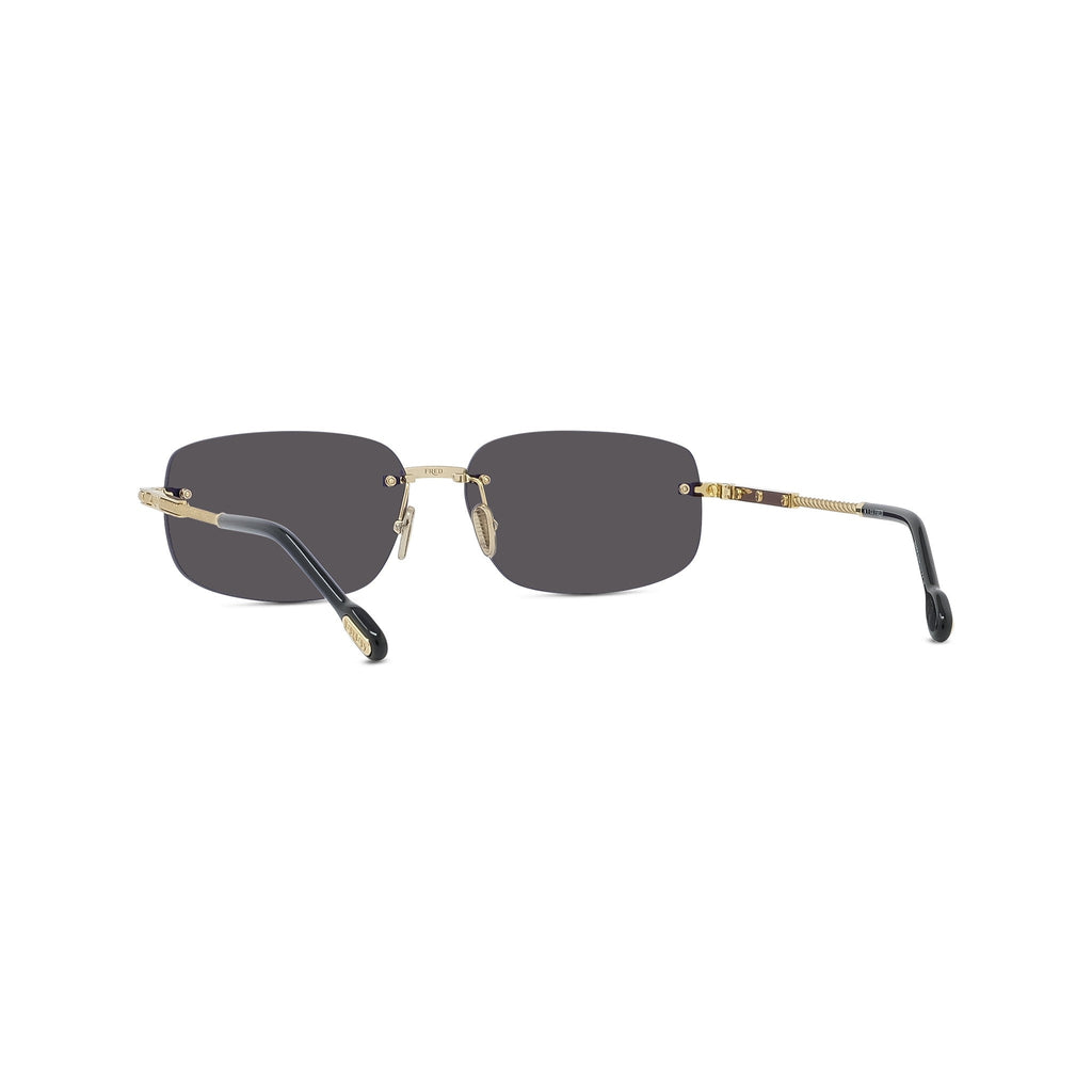 Gold Geometric Sunglasses