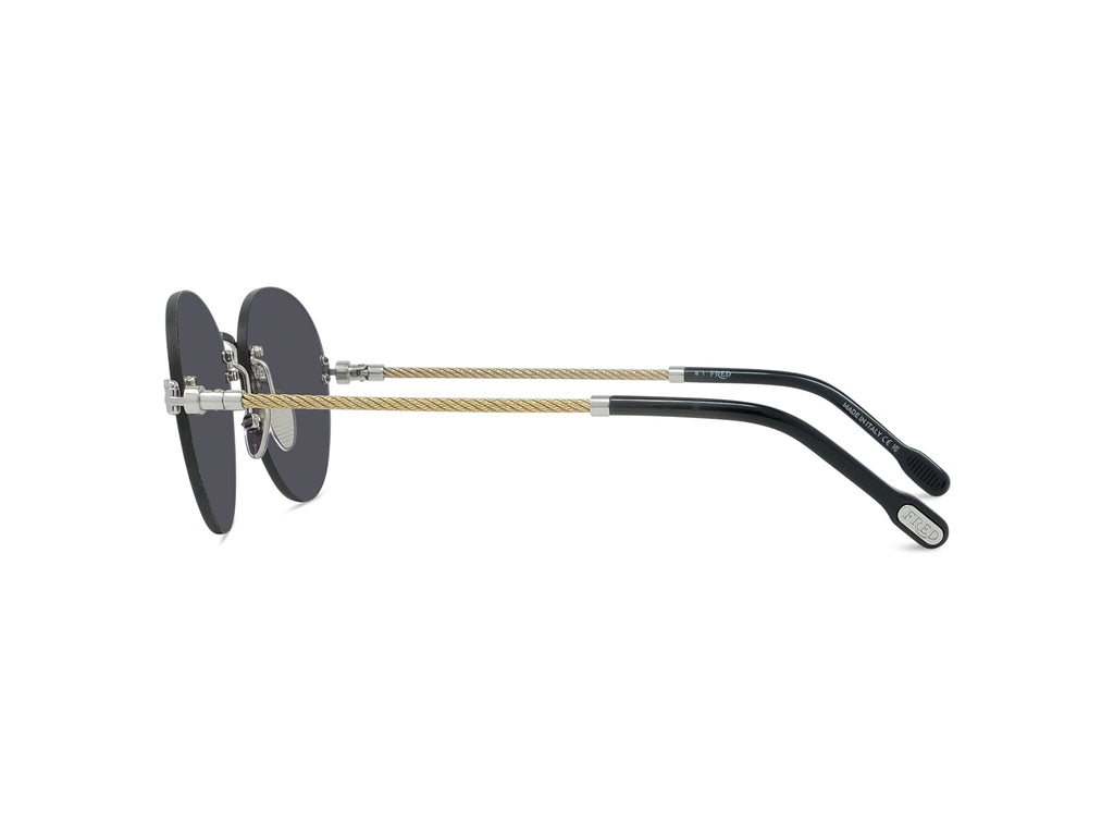 Silver Round Sunglasses