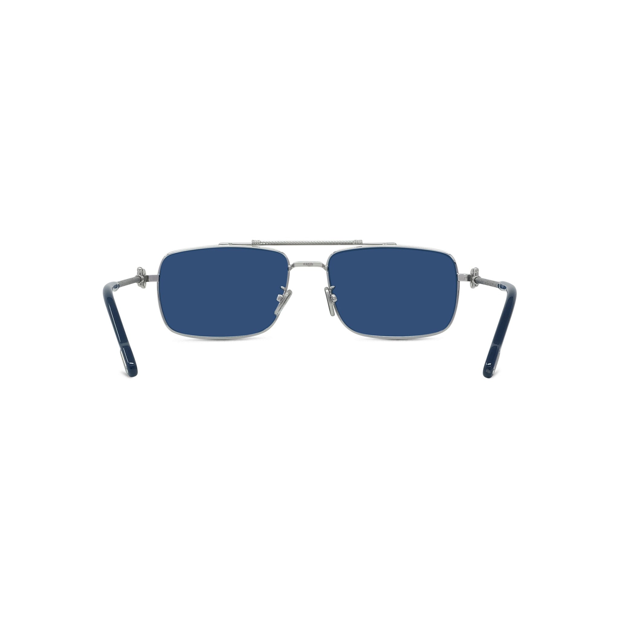 Rectangular Metal Sunglasses