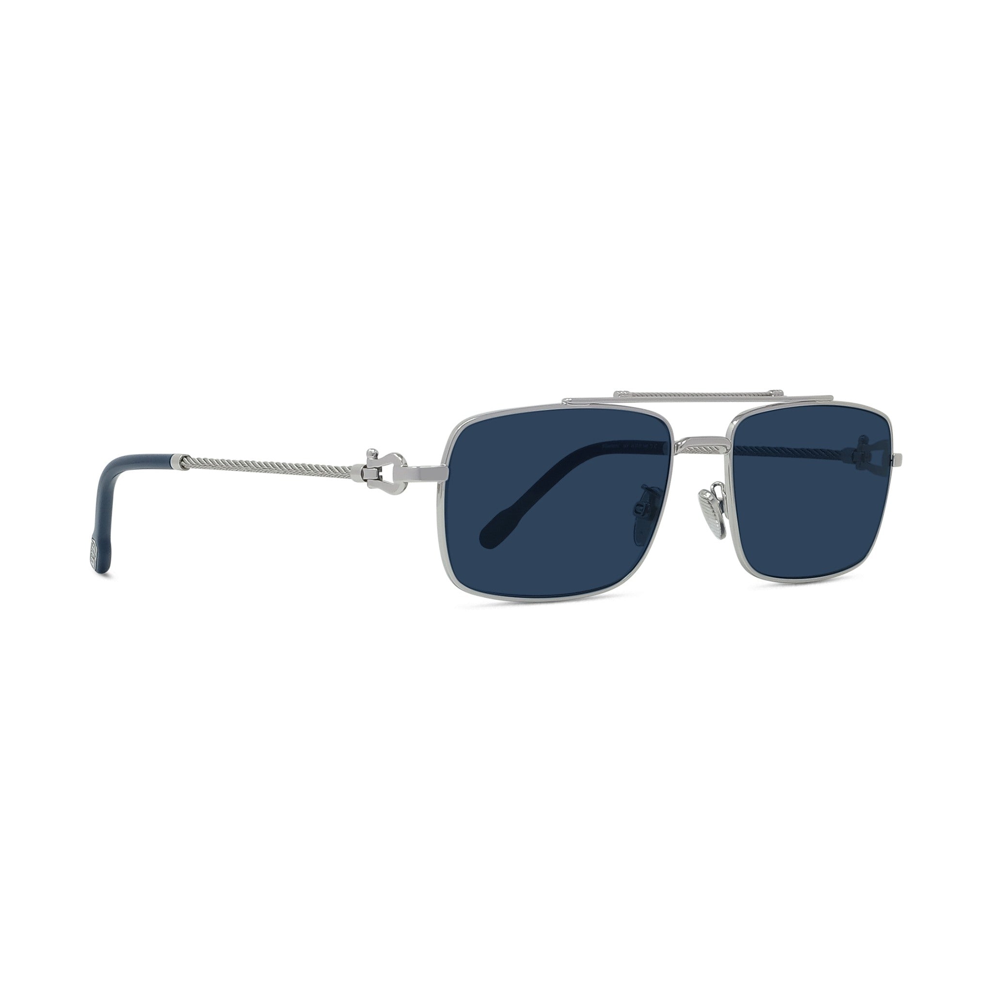 Rectangular Metal Sunglasses