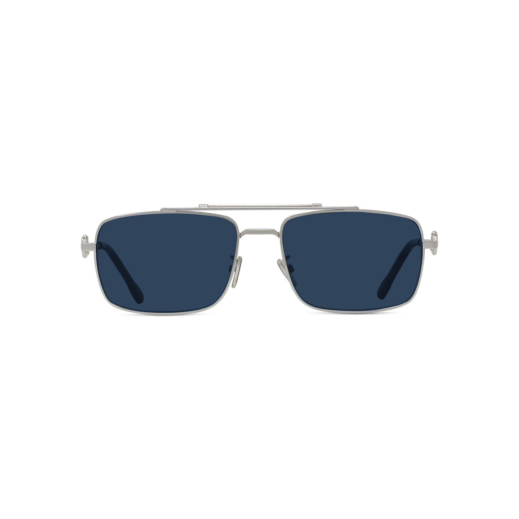 Rectangular Metal Sunglasses