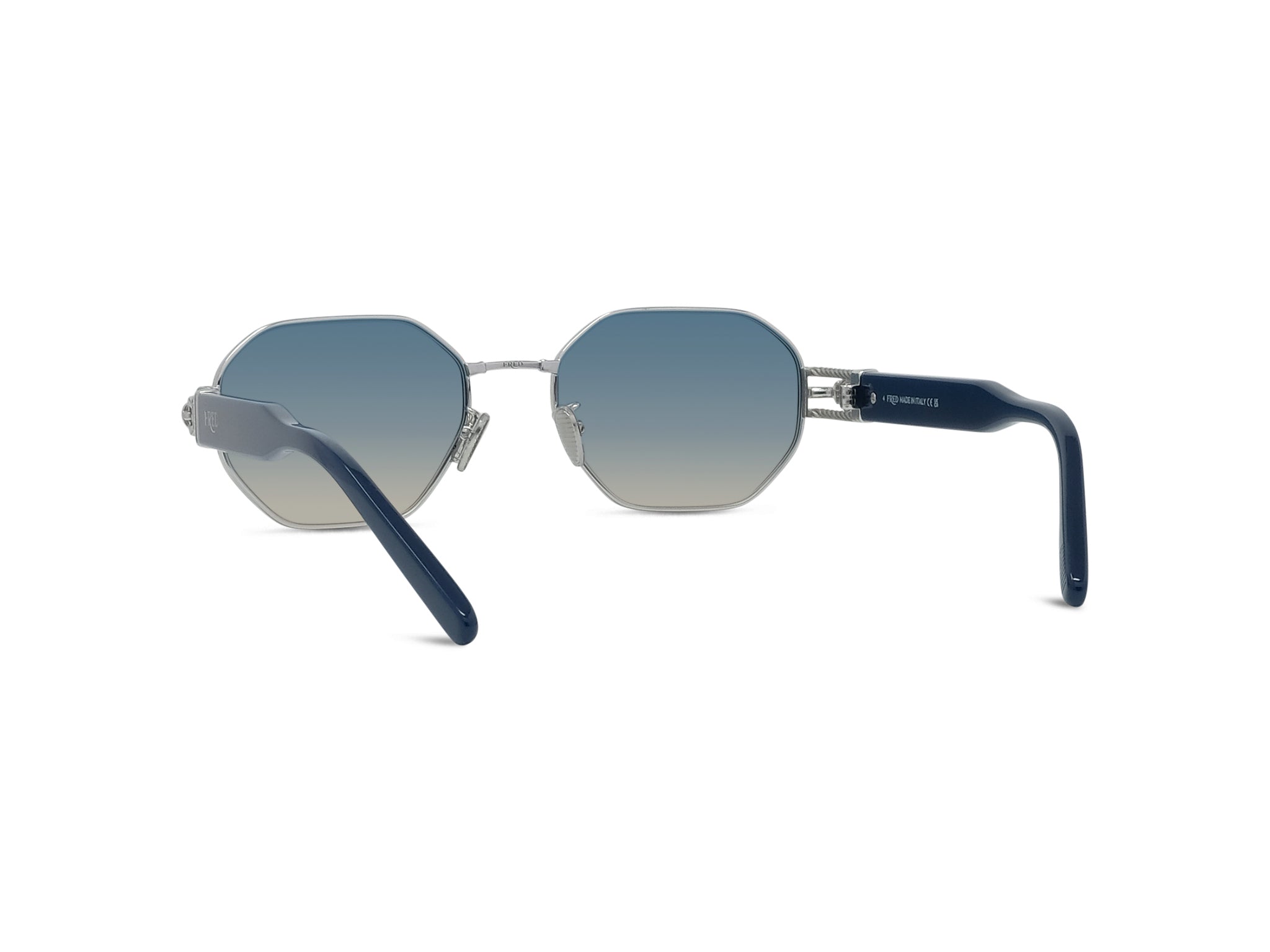 Gold Geometric Sunglasses
