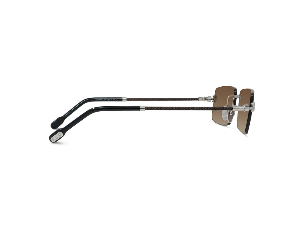 Rimless Rectangular Sunglasses