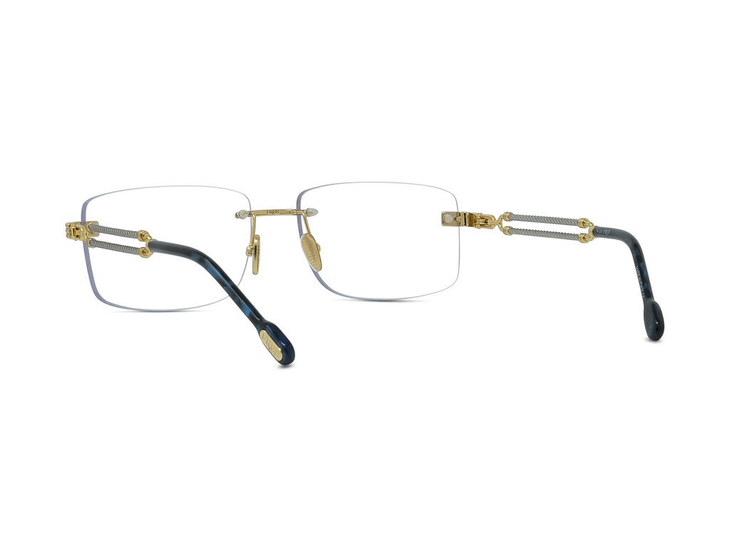 Gold Rectangle Eyeglasses