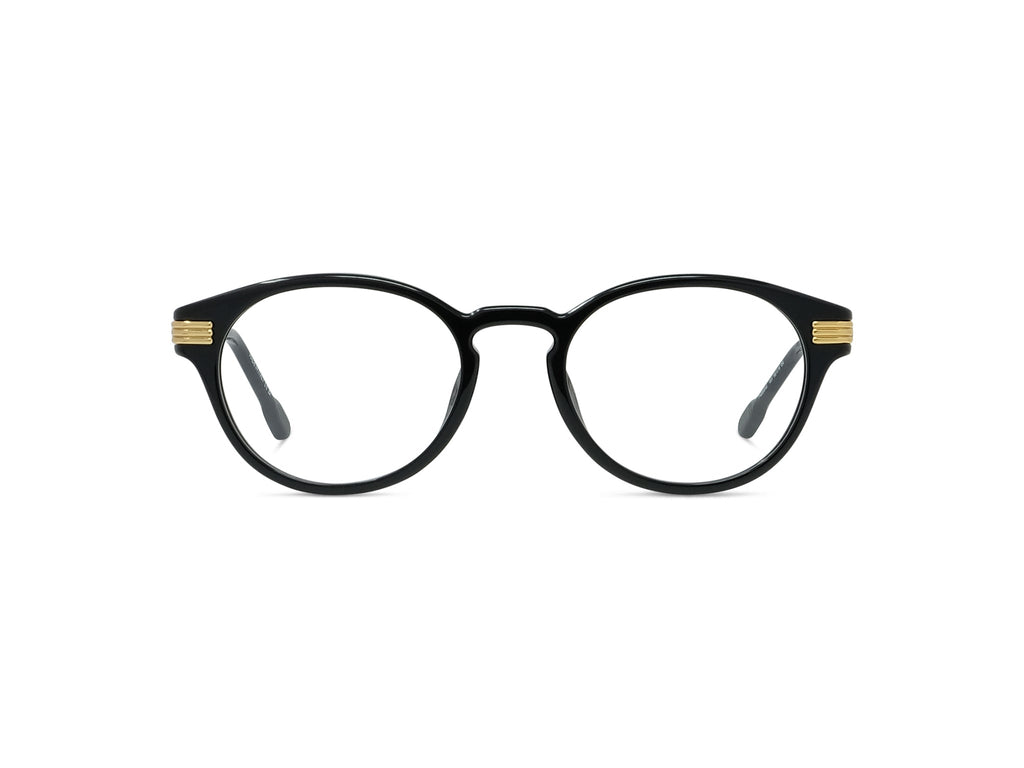 Black Pantos Acetate Eyeglasses