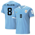 Facundo Pellistri Uruguay 8 Fifa World Cup Jersey