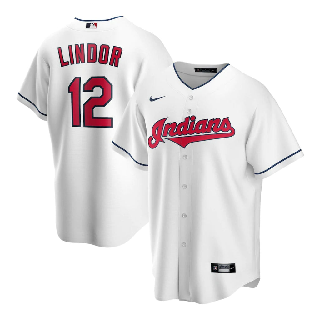 Francisco Lindor Cleveland Indians 12 Jersey