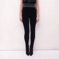 GIORGIO ARMANI VELVET LEGGING  WITH TUXEDO WAIST BAND & STIRUPS- SIZE 36