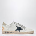 Golden Goose Ball Star Sneakers In White/Blue/Ice Men