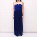 GUCCI ROYAL BLUE VELVET GOWN - SIZE 42