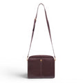 GUCCI VINTAGE BROWN LEATHER CROSSBODY BAG