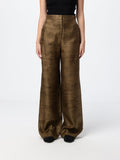 Max Mara Studio Pants Woman Kaki