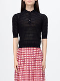 Max Mara Studio Polo Shirt Woman Navy