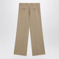 Ami Paris Beige Wool Trousers Men