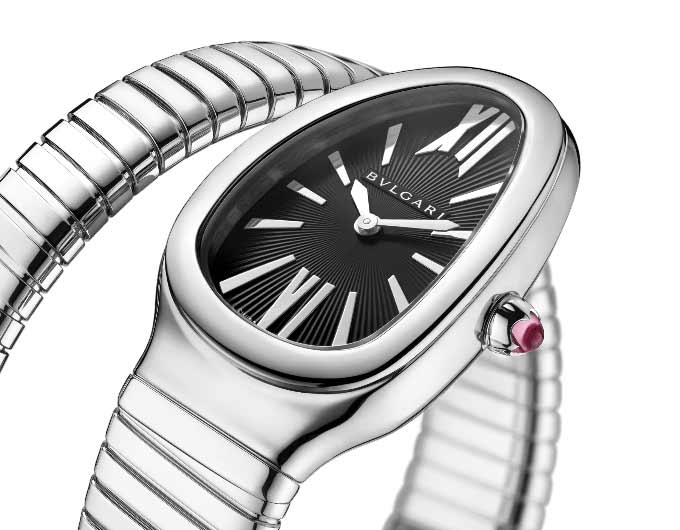 Bvlgari Serpenti Silver Black – Diamond Set
