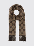 Gucci Scarf Woman Brown