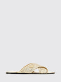 Prada Heeled Sandal Woman Gold