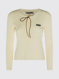 Miu Miu T-Shirt Woman Ecru