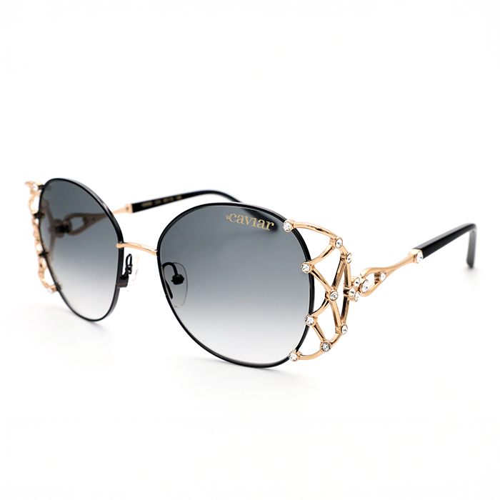 6888 C24 Round Crystal Sunglasses
