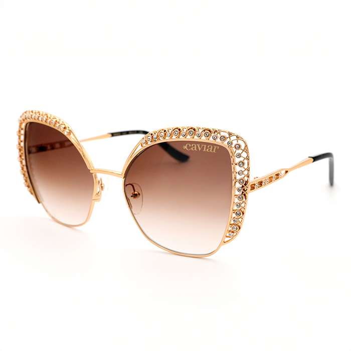6893 Crystal Cat-eye Sunglasses