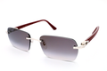 Cartier Custom Signature C  de Cartier Burgundy Sunglasses by MEG