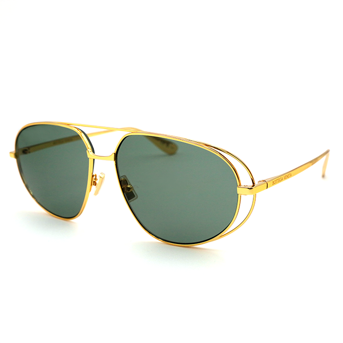 BV1344S Gold Aviator Sunglasses