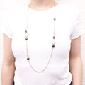 IPPOLITA 18K QUARTZ MOTHER OF PEARL NECKLACE
