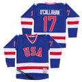 Jack O'Callahan #17 Team USA Miracle On Ice Jersey