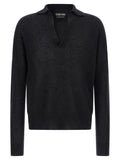 Tom Ford Men Cashmere And Silk Polo Shirt