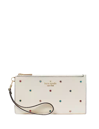 Kate Spade New York Madison Studded Double Zip Wristlet