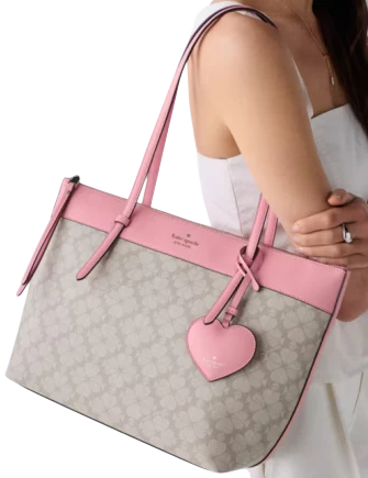 Kate Spade New York All Day Spade Flower Tote Bag With Charm