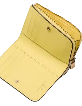 Kate Spade New York Ava Spring Pansies Bifold Wallet