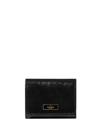 Kate Spade New York Bridget Crinkle Patent Small L-zip Wallet