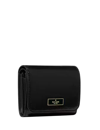 Kate Spade New York Bridget Crinkle Patent Small L-zip Wallet