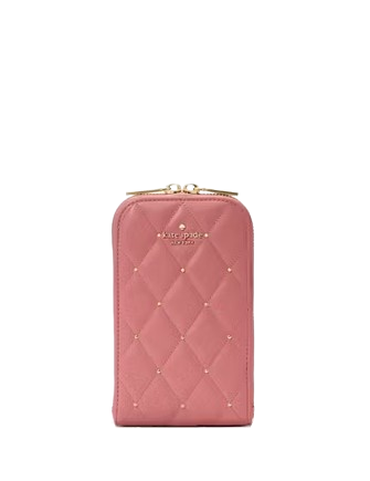 Kate Spade New York Carey Quilted Studded Phone Chain Crossbody