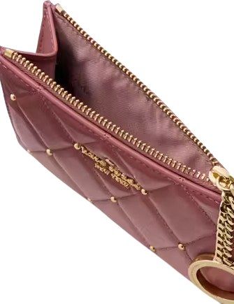 Kate Spade New York Carey Quilted Studded Small Card Holder