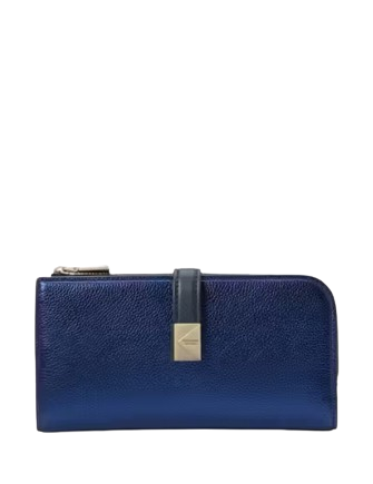 Kate Spade New York Deco Metallic Zip Slim Wallet