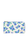 Kate Spade New York Devin Springtime Blooms Zip Around Continental Wallet
