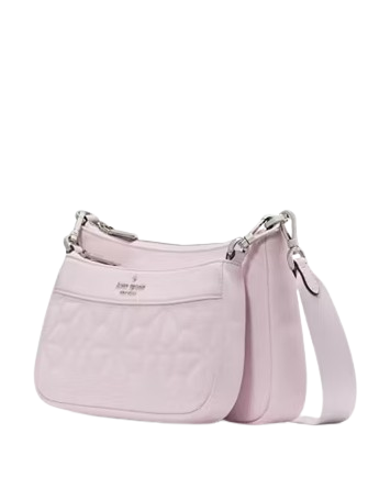 Kate Spade New York Duet Spade Flower Quilted Nylon Crossbody
