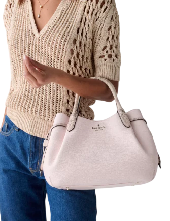 Kate Spade New York Dumpling Snake Embossed Large Satchel Bag
