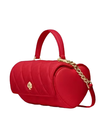 Kate Spade New York Heart Barrel Quilted Crossbody