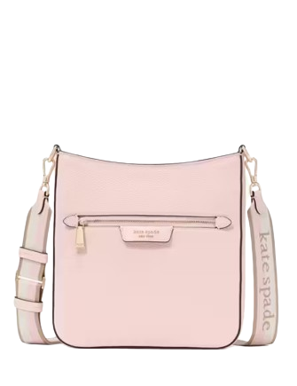 Kate Spade New York Hudson Pebbled Leather Messenger Crossbody
