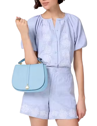 Kate Spade New York Kayla Pebbled Leather Saddle Bag