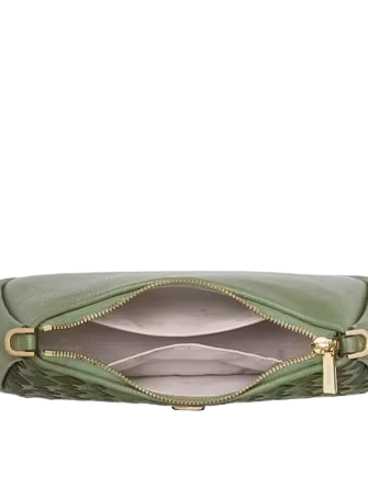 Kate Spade New York Kayla Woven Leather Small Convertible Shoulder Bag