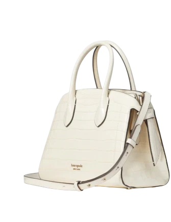 Kate Spade New York Knott Croc-embossed Medium Zip-top Satchel
