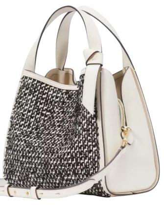 Kate Spade New York Knott Raffia Tweed Medium Crossbody Tote
