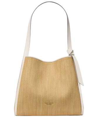 Kate Spade New York Knott Straw Large Carryall Bag